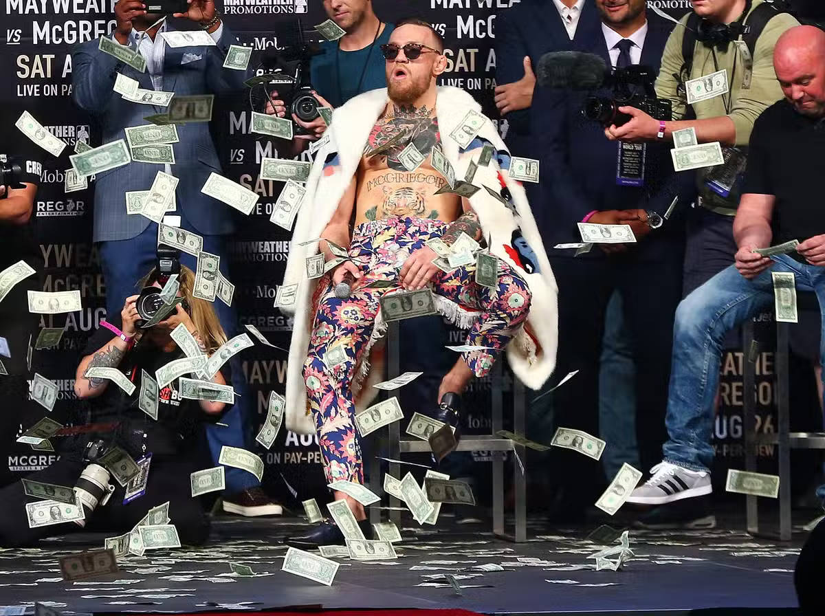Conor McGregor non è più nella top 10 degli atleti più pagati del mondo del 2022
